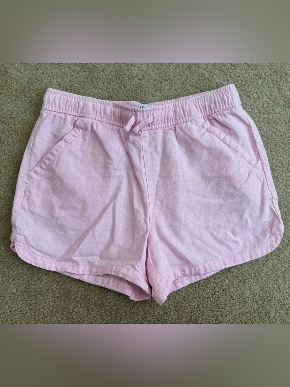 Old Navy Pale Pink Girls' Elastic Waist Casual Shorts